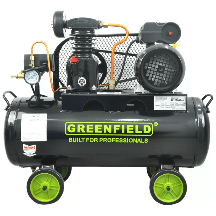 Greenfield GAC30-B 1/4 HP Belt Driven Air Compressor 30L 115psi - KHM Megatools Corp. Greenfield GAC30-B 1/4 HP Belt Driven Air Compressor 30L 115psi - KHM Megatools Corp.